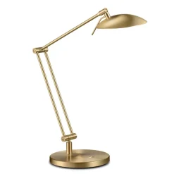 Coira LED bureaulamp, mat messing