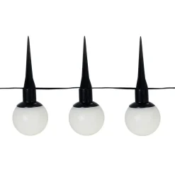 Combinatie LED lichtketting op zonne-energie, 6-lamps, IP44, kunststof