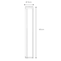 Combo LED tuinpadverlichting, zwart, 65 cm, aluminium, IP54