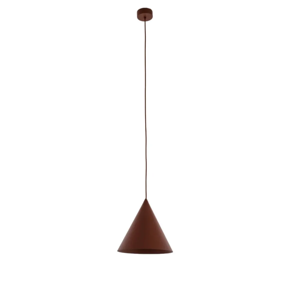 Cono hanglamp, 1-lamp, Ø 25 cm, baksteenrood