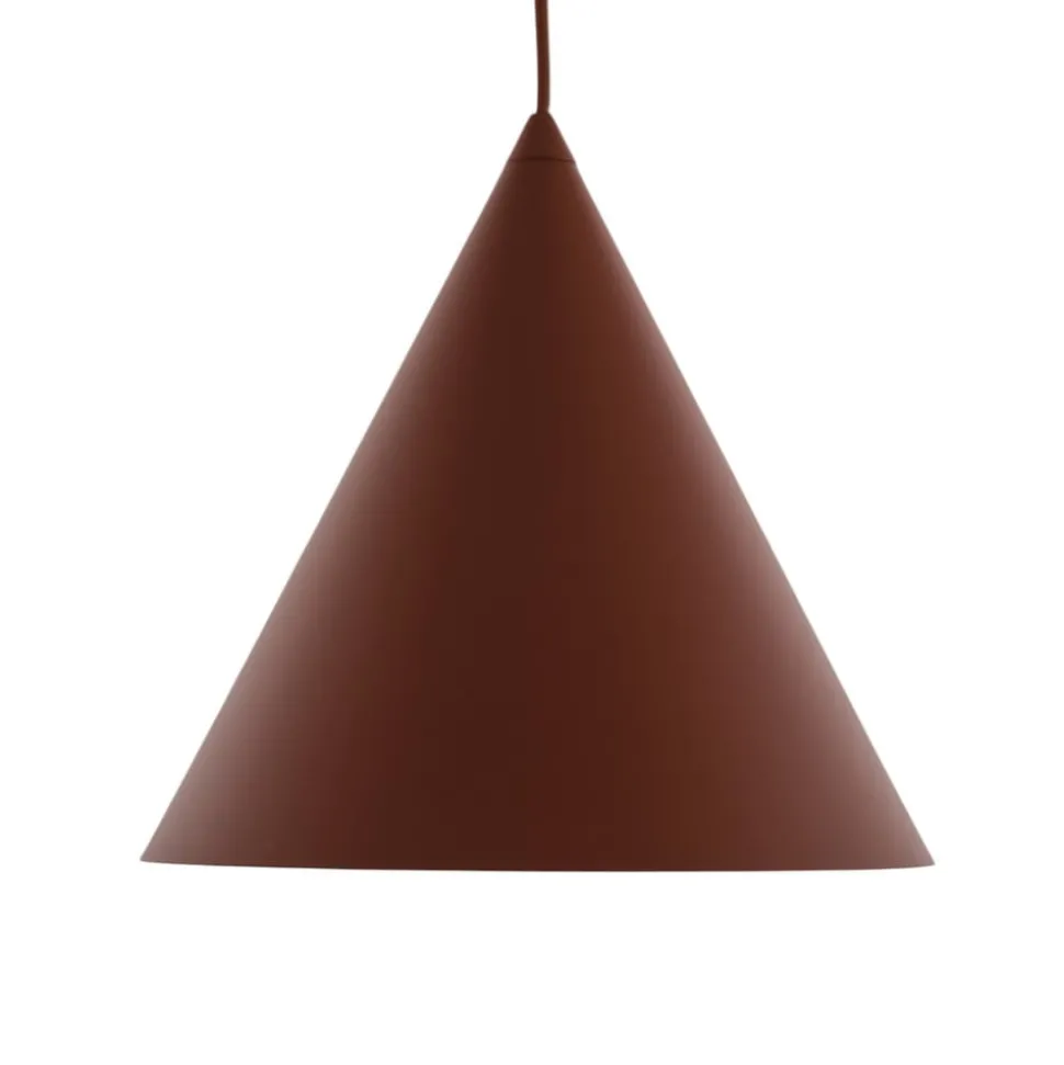 Cono hanglamp, 1-lamp, Ø 25 cm, baksteenrood