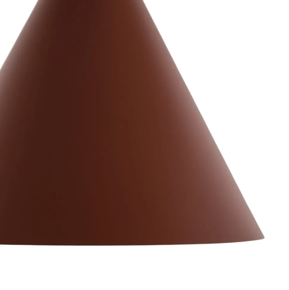 Cono hanglamp, 1-lamp, Ø 25 cm, baksteenrood