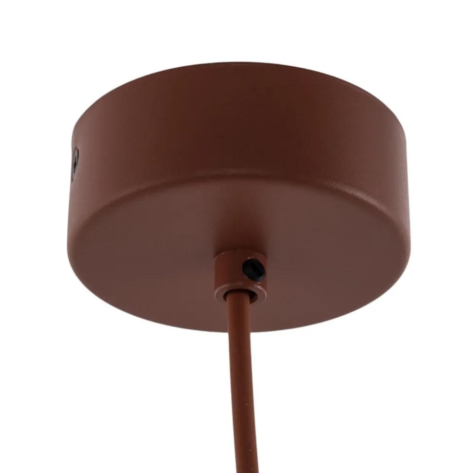 Cono hanglamp, 1-lamp, Ø 25 cm, baksteenrood