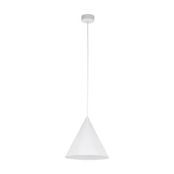 Cono hanglamp, wit, Ø 25 cm, staal, 1-lamp