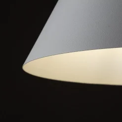 Cono hanglamp, wit, Ø 25 cm, staal, 1-lamp