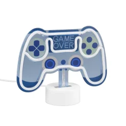 Control LED tafellamp, blauw, breedte 22,8 cm, kunststof