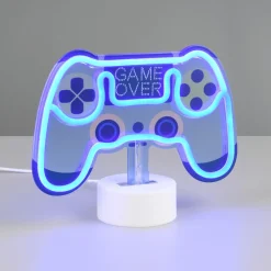 Control LED tafellamp, blauw, breedte 22,8 cm, kunststof