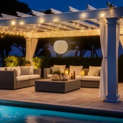 Cumulus hanglamp voor buiten, Ø 60 cm