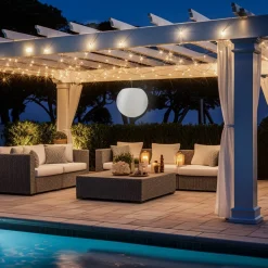 Cumulus hanglamp voor buiten, Ø 60 cm