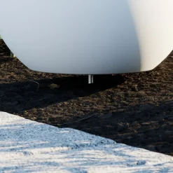 Cumulus M terraslamp, wit, kunststof, Ø 45 cm, IP44