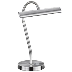 Curtis - LED tafellamp, mat nikkel