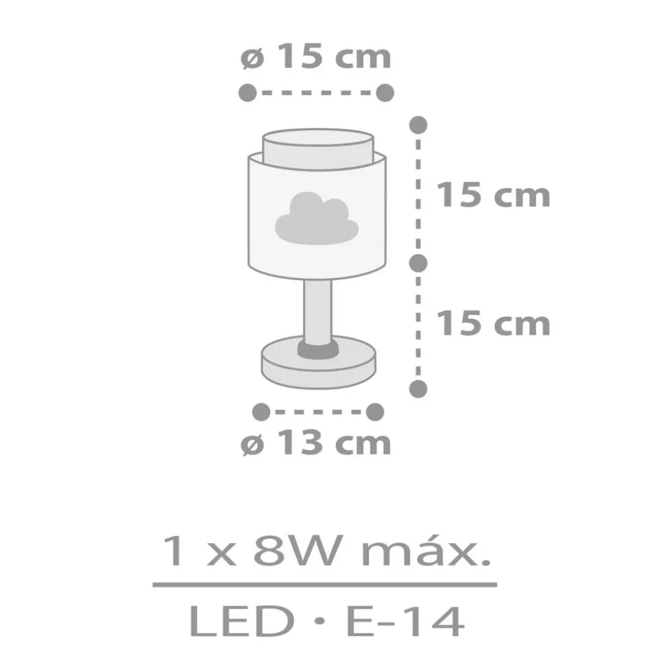 Dalber Baby Dreams tafellamp, grijs