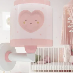 Dalber Baby Dreams wandlamp met stekker, pink