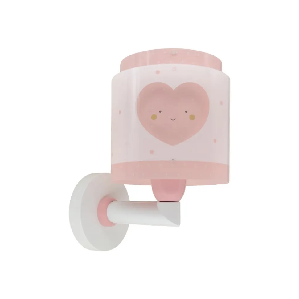 Dalber Baby Dreams wandlamp met stekker, pink