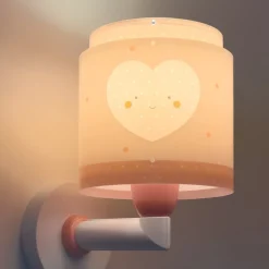 Dalber Baby Dreams wandlamp met stekker, pink