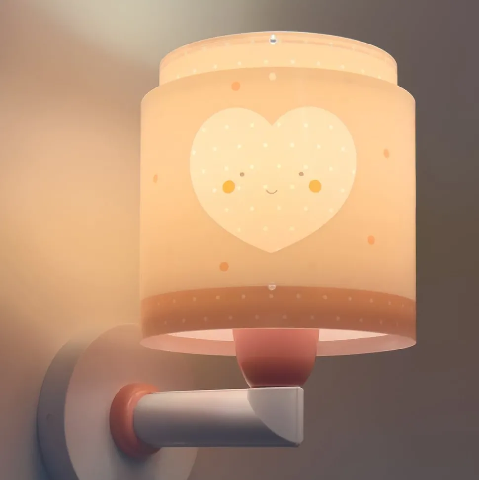 Dalber Baby Dreams wandlamp met stekker, pink