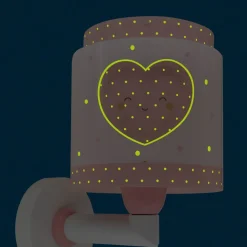 Dalber Baby Dreams wandlamp met stekker, pink