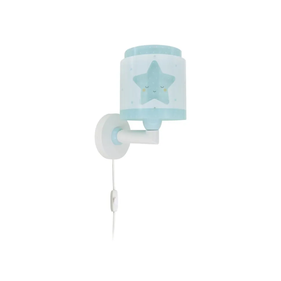 Dalber Baby Dreams wandlamp met stekker, blauw