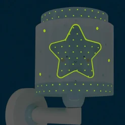 Dalber Baby Dreams wandlamp met stekker, blauw