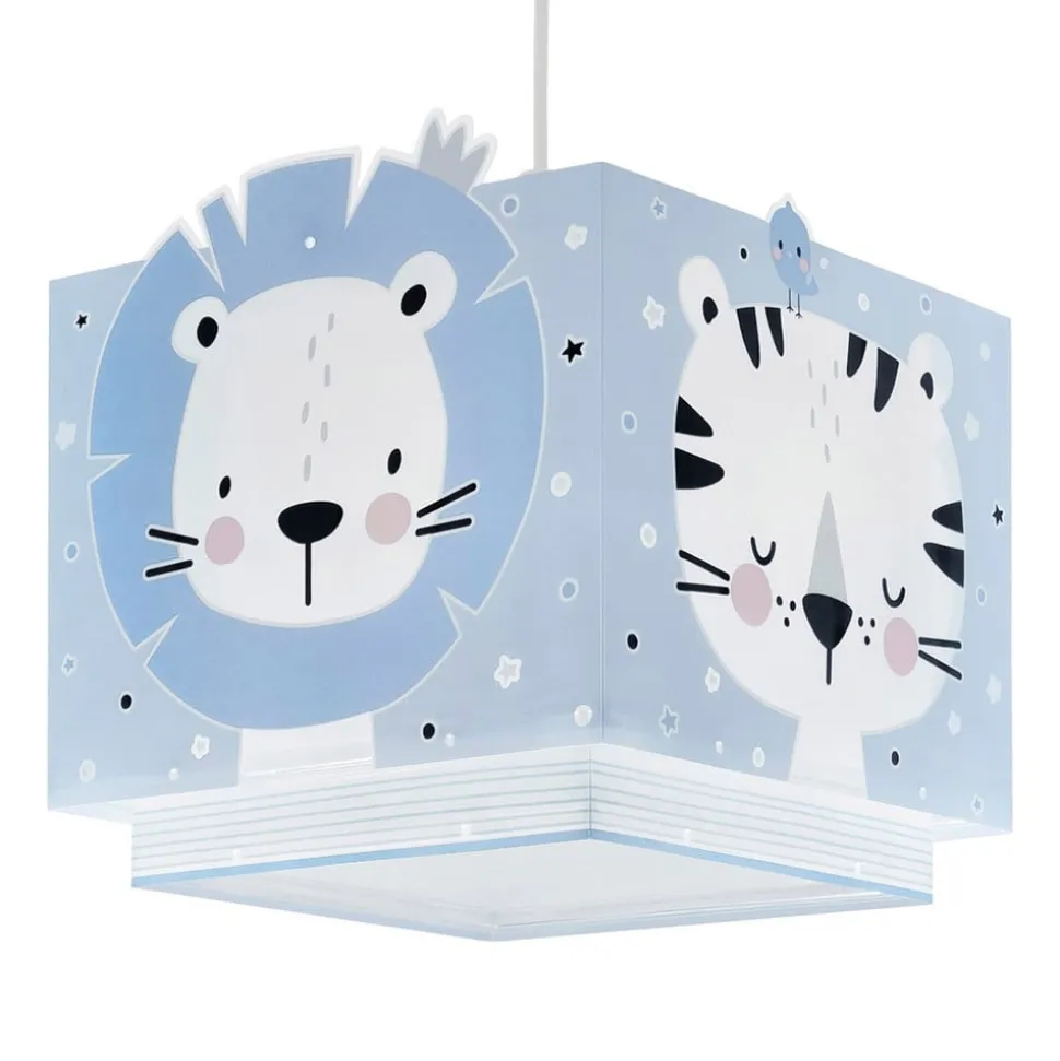 Dalber Baby Jungle kinderkamer hanglamp, blauw