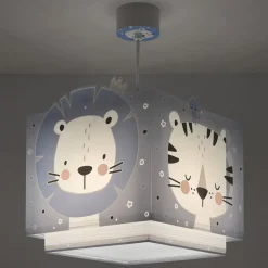 Dalber Baby Jungle kinderkamer hanglamp, blauw