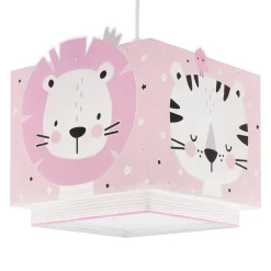 Dalber Baby Jungle kinderkamer hanglamp, roze