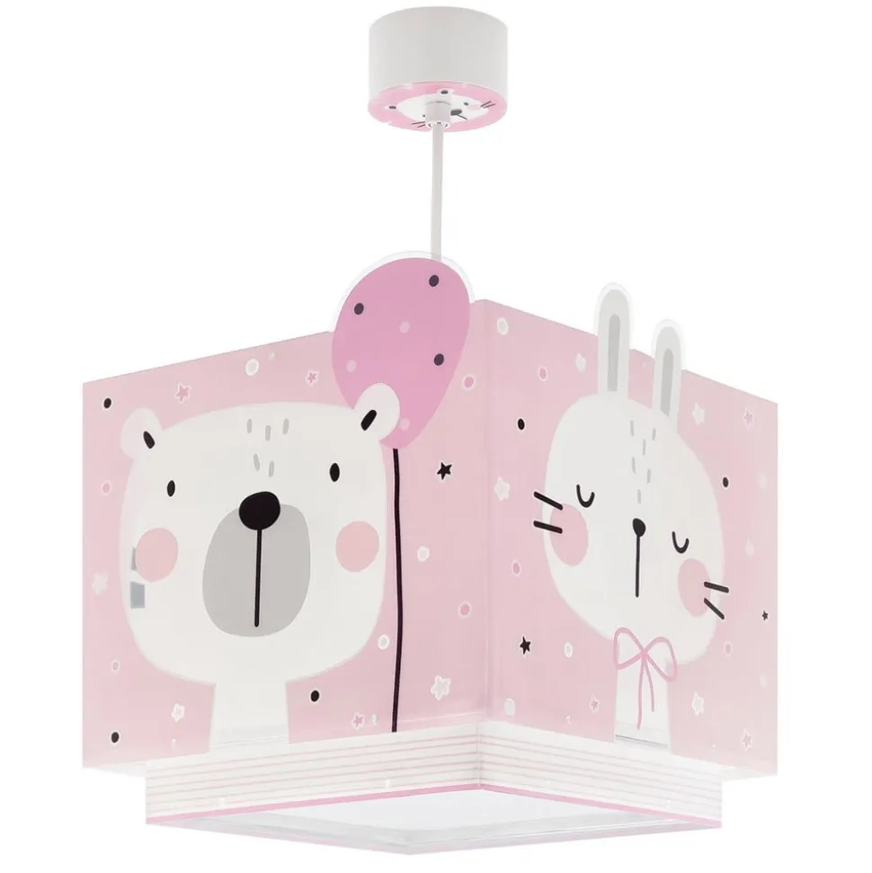 Dalber Baby Jungle kinderkamer hanglamp, roze