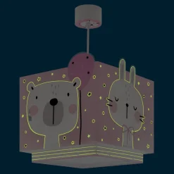 Dalber Baby Jungle kinderkamer hanglamp, roze