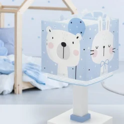 Dalber Baby Jungle kinderkamer-tafellamp, blauw
