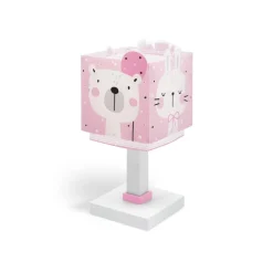 Dalber Baby Jungle kinderkamer-tafellamp, pink