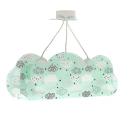 Dalber Cloud Green hanglamp in wolkvorm, groen