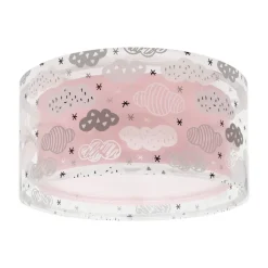 Dalber Cloud Roze plafondlamp, Ø 33 cm, roze