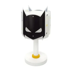 Dalber Dark Hero tafellamp, wit/zwart, hoogte 30 cm