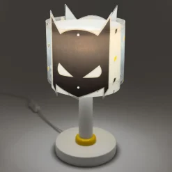 Dalber Dark Hero tafellamp, wit/zwart, hoogte 30 cm