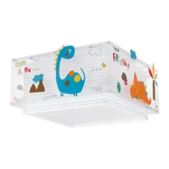 Dalber Dinos kinder-plafondlamp met dinosauriërs