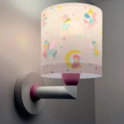 Dalber Fairy Dreams wandlamp met stekker, meerkleurig, E27