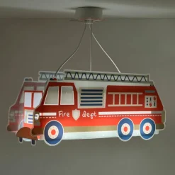 Dalber Fire Truck hanglamp, brandweerauto, rood
