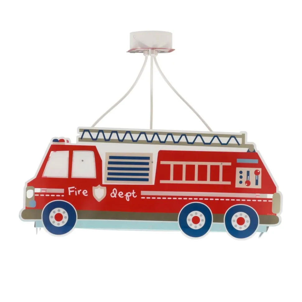 Dalber Fire Truck hanglamp, brandweerauto, rood