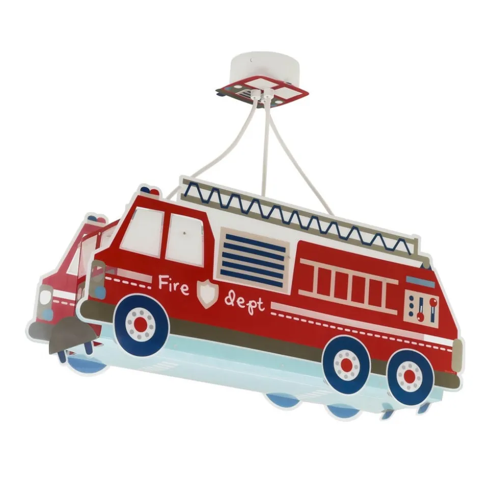 Dalber Fire Truck hanglamp, brandweerauto, rood