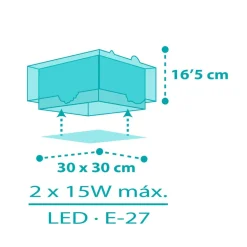 Dalber Happy Jungle plafondlamp voor kinderkamer