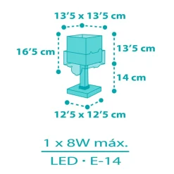 Dalber Happy Jungle tafellamp voor kinderen