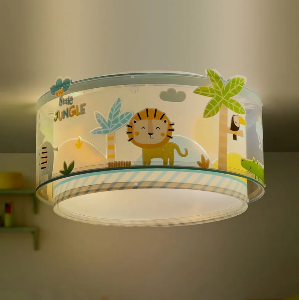 Dalber Little Jungle plafondlamp, junglemotief