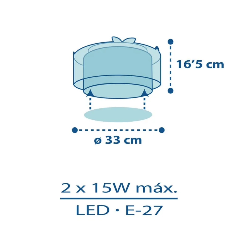 Dalber Little Jungle plafondlamp, junglemotief