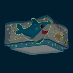 Dalber Little Shark plafondlamp zeemotief 1-lamp