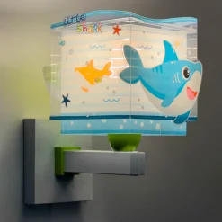 Dalber Little Shark wandlamp met zeemotief