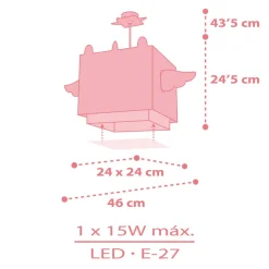 Dalber Little Unicorn kinderkamer-hanglamp