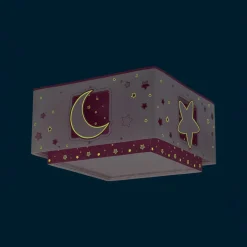 Dalber Moonlight kinderen-plafondlamp 1-lamp pink