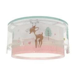 Dalber plafondlamp Loving Deer, met hertenmotief