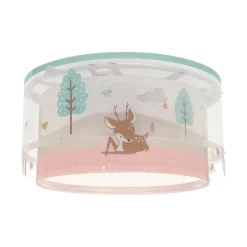 Dalber plafondlamp Loving Deer, met hertenmotief