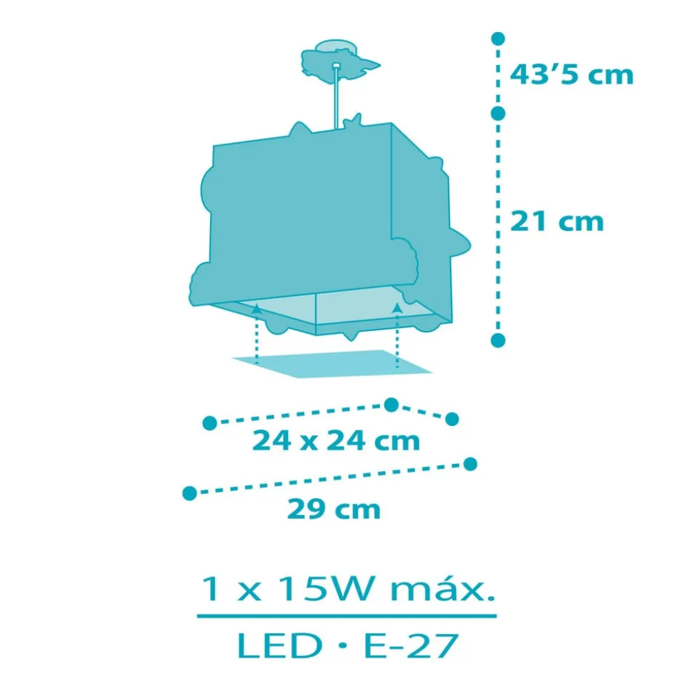Dalber Rocket hanglamp voor kinderkamer
